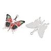 Alloy with Black Enamel Pendants AL-CBA2919-02P-02-2