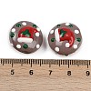 Christmas Handmade Lampwork Enamel Beads X1-LAMP-C020-03B-4