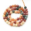 Natural Quartz Beads Strands G-N355-6mm-18-2