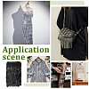 Polyester Fringe Lace Trim DIY-WH0671-008E-6