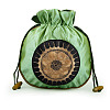 Chinese Style Brocade Good Luck Fortune Drawstring Gift Blessing Bags PAAG-PW0005-08D-1