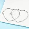 Tarnish Resistant 201 Stainless Steel Hoop Earrings EJEW-A052-09C-4