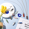 DIY Pendant Necklace Making Kits DIY-TA0001-39-7