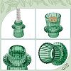 Glass Candle Holders AJEW-WH20020-185B-5