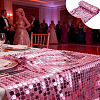 Polyester Reversible Sequin Fabrics DIY-WH0786-70-4