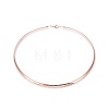 304 Stainless Steel Choker Necklaces and Bangles Jewelry Sets SJEW-L144-A01-RG-2