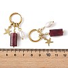 202 Stainless Steel Dangle Huggie Hoop Earrings EJEW-JE07295-6