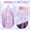 Rainbow Color Polyester Mesh Fabric DIY-WH0496-43A-5