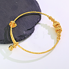 Adjustable Brass Round Beaded Bangles for Women MZ9202-4