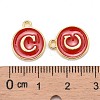 Golden Plated Alloy Enamel Charms LS-ENAM-S118-03C-3