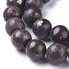 Natural African Pyrite Beads Strands G-D0006-C05-8mm-3