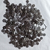 Zinc Alloy  Open Back Bezel Cabochons PALLOY-WH0072-82B-RS-1