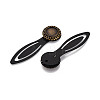 Alloy & Iron Bookmark Cabochon Settings PALLOY-N184-01AB-2