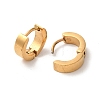 Polishing Ion Plating(IP) 304 Stainless Steel Hoop Earrings EJEW-P255-11G-2