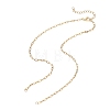 2.5MM 304 Stainless Steel Paperclip Chain Necklace Making AJEW-JB01496-02-1