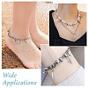 60Pcs 6 Styles 201/304 Stainless Steel Pendants STAS-CJ0002-93-7
