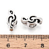 Tibetan Style Alloy European Beads PALLOY-T093-34AS-3