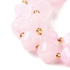 Natural Quartz Dyed Beads Strands G-U023-A02-02-4