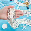 Natural Shell Beaded Long Necklaces for Women LS-AJEW-WH0460-131A-3