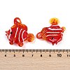 Handmade Lampwork Pendants LAMP-I029-13B-3