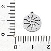 304 Stainless Steel Charms STAS-I327-01G-01-3