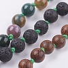 Nylon Tassel Pendant Necklaces NJEW-JN02075-3
