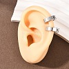 201 Stainless Steel Cuff Earrings EJEW-T056-01P-04-3