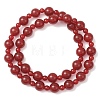 Natural Carnelian Beaded Stretch Bracelets for Women Men BJEW-JB13006-01-2
