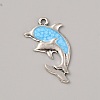 Ocean Theme Alloy Enamel Pendants LS-ENAM-CJC0022-14A-AS-1