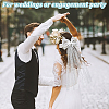 Bowknot Polyester Mesh Bridal Veils DIY-WH0430-520-5
