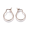 304 Stainless Steel Earring Findings LS-STAS-E484-65RG-3