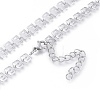 304 Stainless Steel Link Chain Necklaces NJEW-K119-20P-4