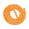 Electroplate Glass Beads Strands EGLA-A044-P2mm-A29-3