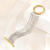 Multi Strand 304 Stainless Steel Cable Chain Rings SA-CBV3037-02GP-2