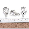 Platinum Brass Lobster Claw Clasps X-KK-903-N-NF-5