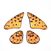 2 Pair 2 Sizes Epoxy Resin Butterfly Wing Pendants EJEW-TAC0021-03E-01-1