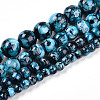 Baking Paint Glass Beads X1-DGLA-N003-10mm-A08-2