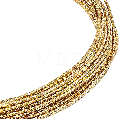Textured Round Brass Wire CWIR-WH0004-01G-01-1