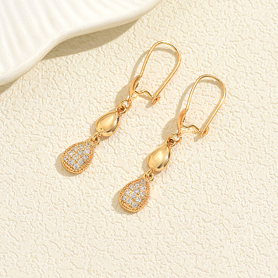 Brass Hoop Earrings GB6204-1-1