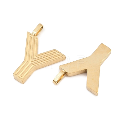 304 Stainless Steel Charms STAS-L022-589Y-1