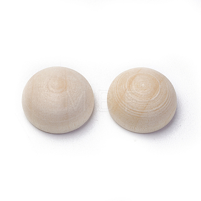 Wood Cabochons WOOD-WH0021-07C-1