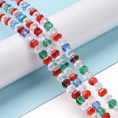 Transparent Glass Bead Strands GLAA-H018-05-1