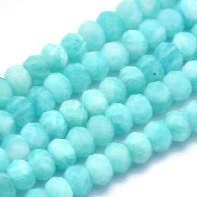 Natural Amazonite Beads Strands G-O172-07-1