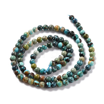 Natural HuBei Turquoise Beads Strands G-K312-26D-02-1