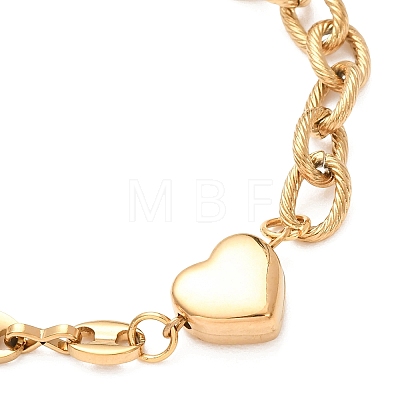 Women's 304 Stainless Steel Bracelets BJEW-H644-14G-1