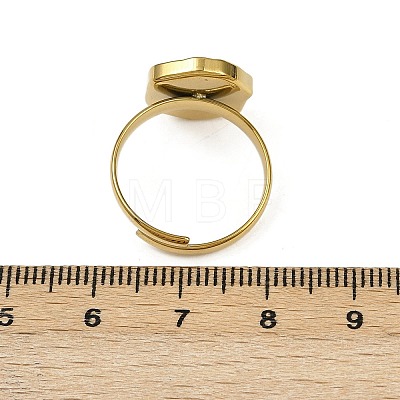 Golden 304 Stainless Steel Finger Rings RJEW-H254-08D-G-1