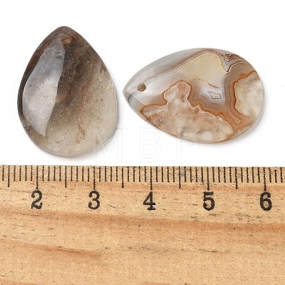 Natural Mexican Agate Pendants G-Z071-03E-1