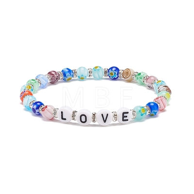 Word Love Bracelet BJEW-JB08584-02-1