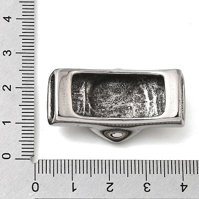 304 Stainless Steel Slide Charms STAS-F356-08AS-1