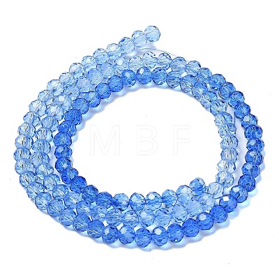 Transparent Painted Glass Beads Strands DGLA-A034-T3mm-A01-1